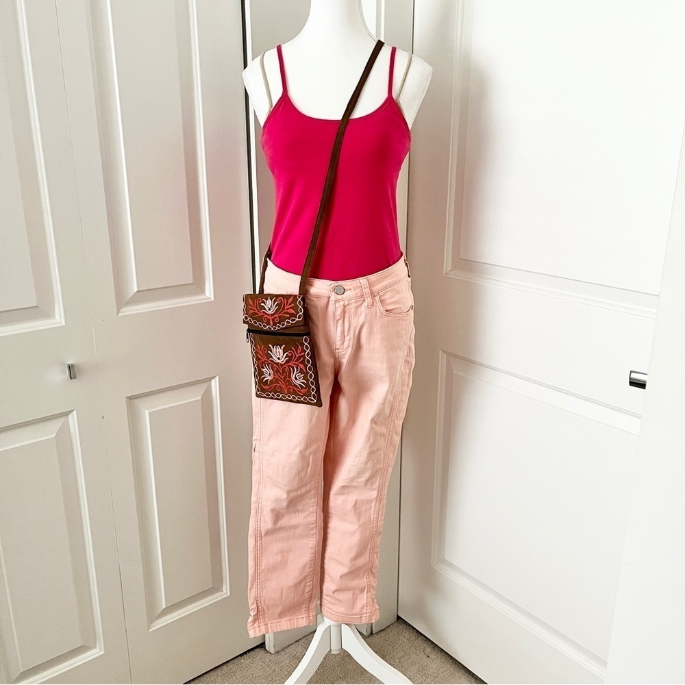 Pink Fashion & Vintage Floral Bag Bundle – Camisoles, Jeans & Crossbody